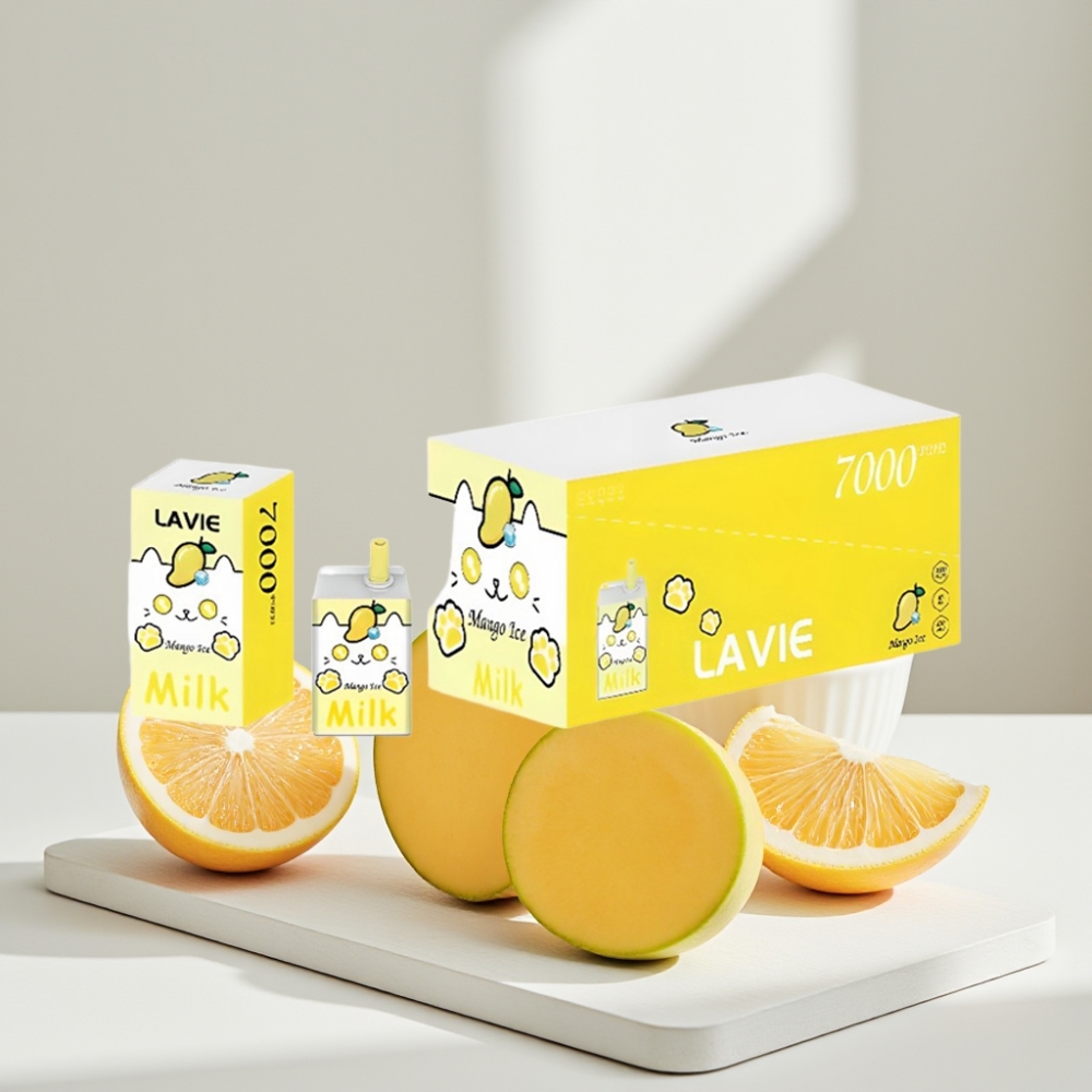 LAVIE Milk 7000 Puffs Mango Ice, 16ML, 600mAh, Type C