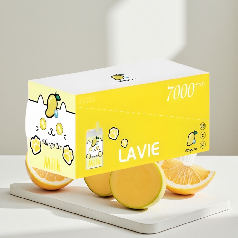 LAVIE Milk 7000 Puffs Mango Ice, 16ML, 600mAh, Type C