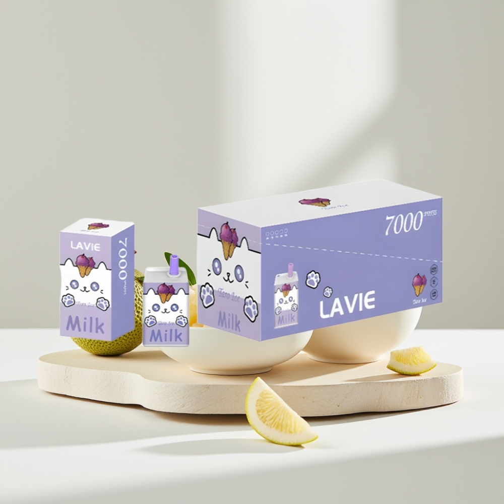 LAVIE Milk 7000 Puffs Taro Ice, 16ML, 5%, Type C