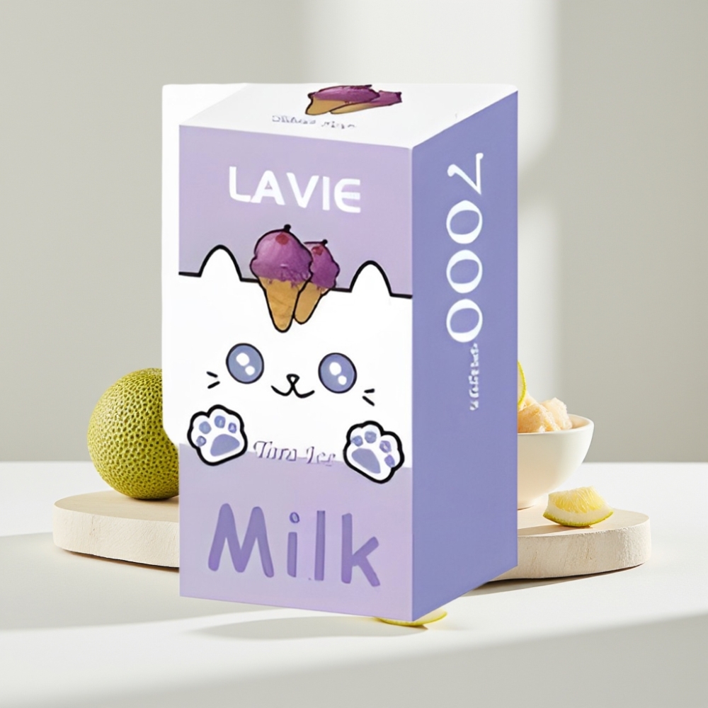 LAVIE Milk 7000 Puffs Taro Ice, 16ML, 5%, Type C