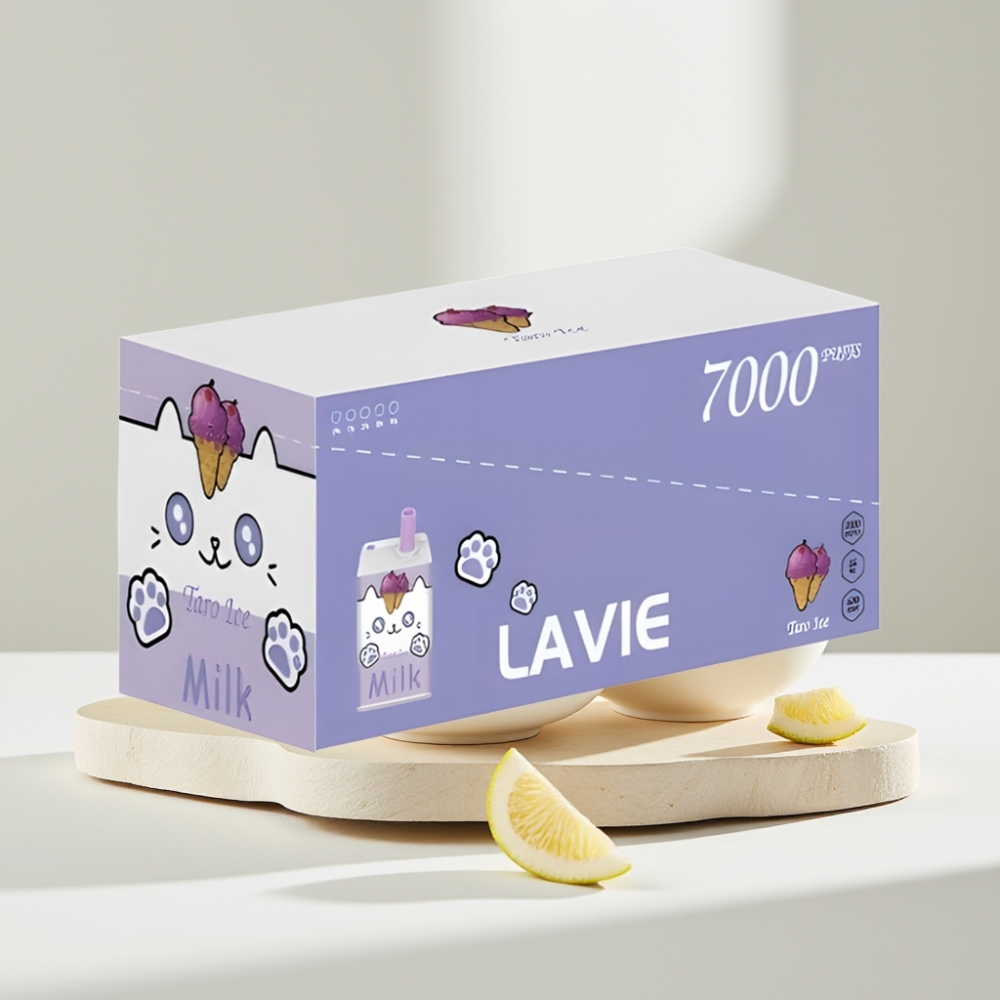 LAVIE Milk 7000 Puffs Taro Ice, 16ML, 5%, Type C