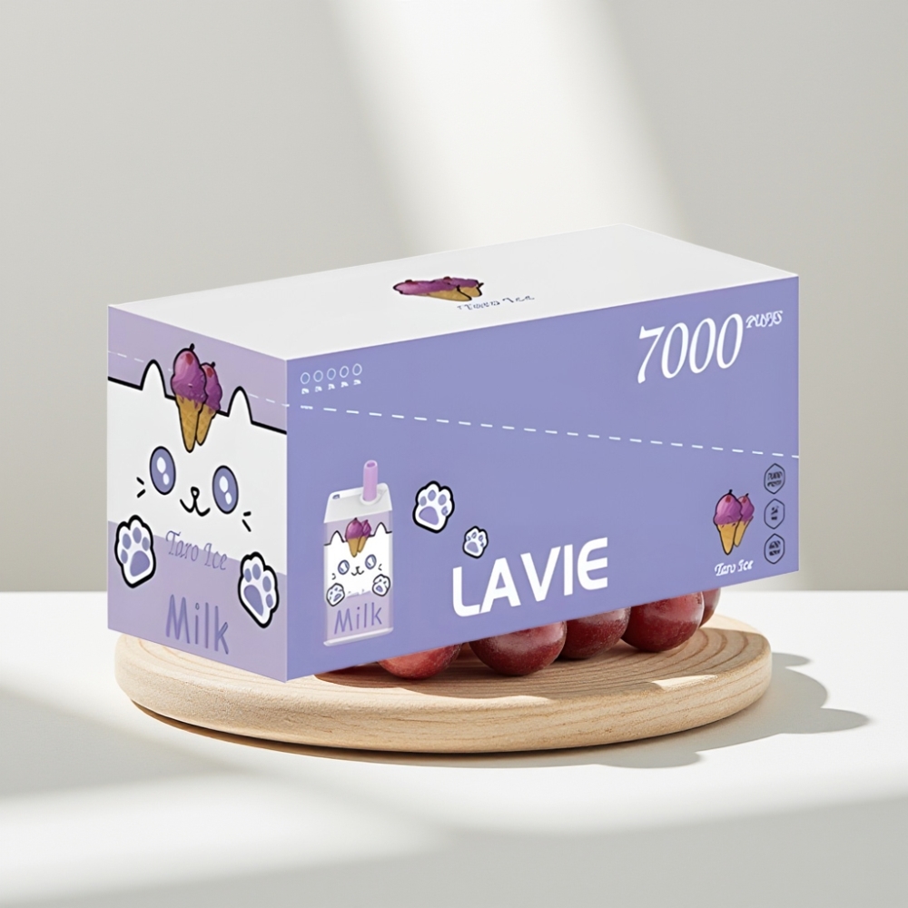 LAVIE Milk 7000 Puffs Vynuogių Ledas, 16ML, 600mAh, Type C
