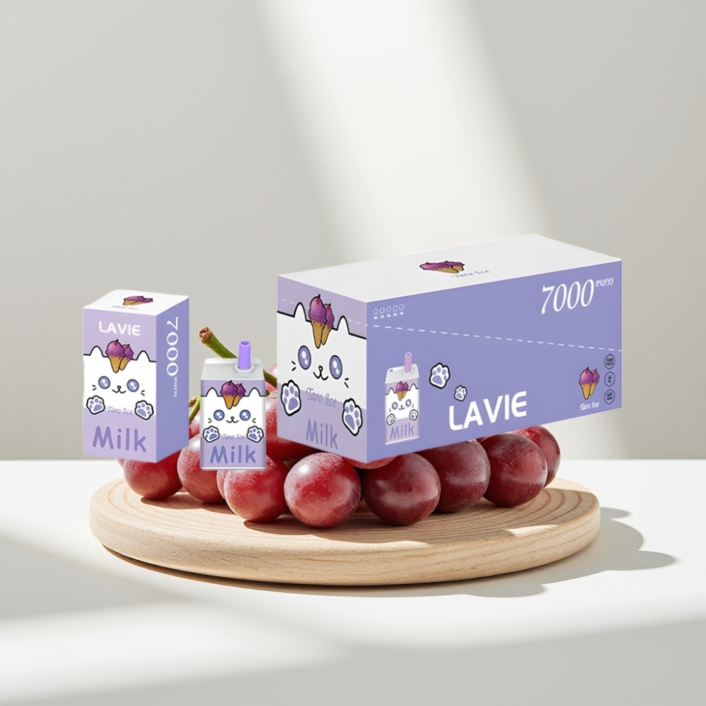 LAVIE Milk 7000 Puffs Vynuogių Ledas, 16ML, 600mAh, Type C