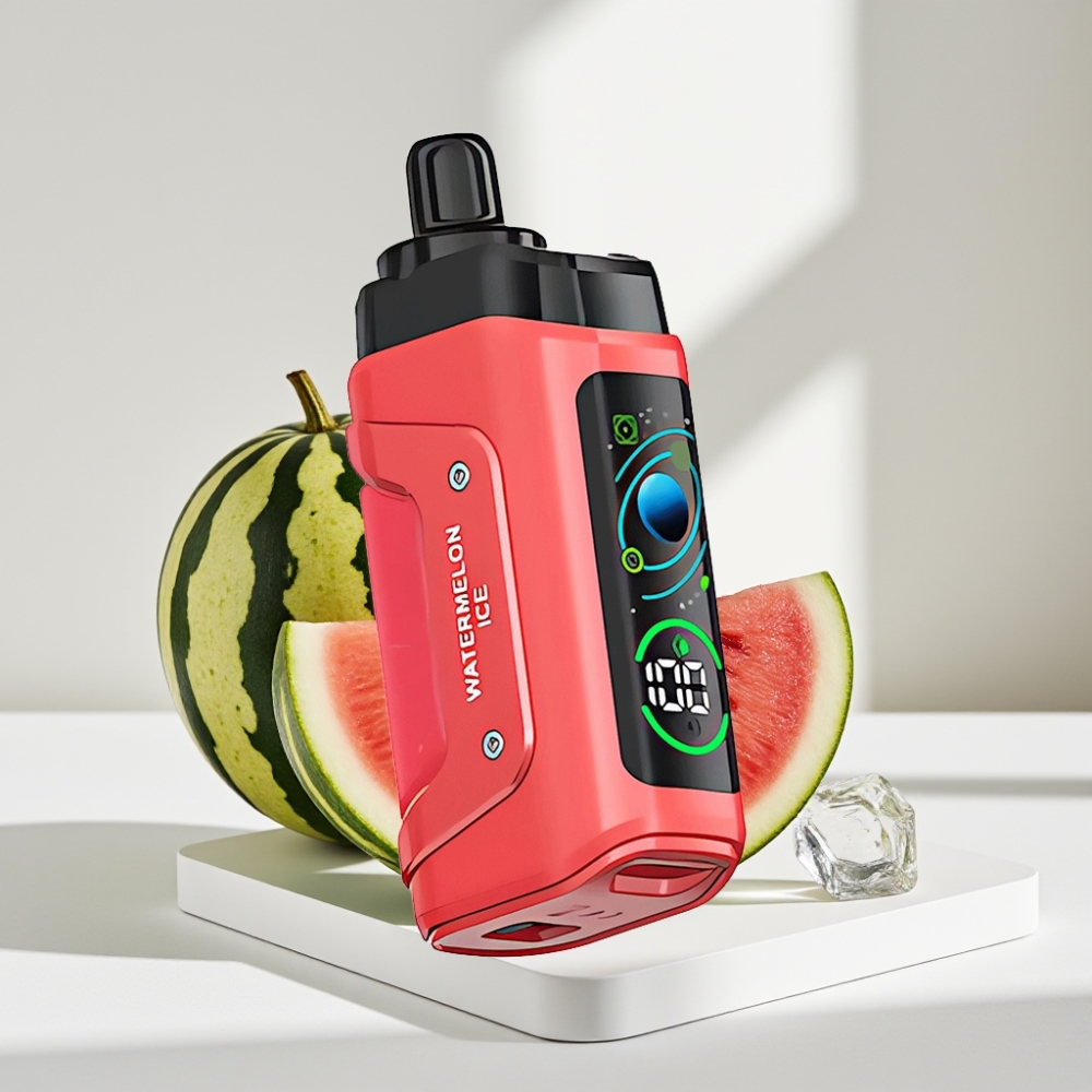 Razz Bar 45000 Puffs Disposable Vape Arbūzas su Mėtų Skoniu, 45000 Puffs, 1.0 Ohm, Type-C
