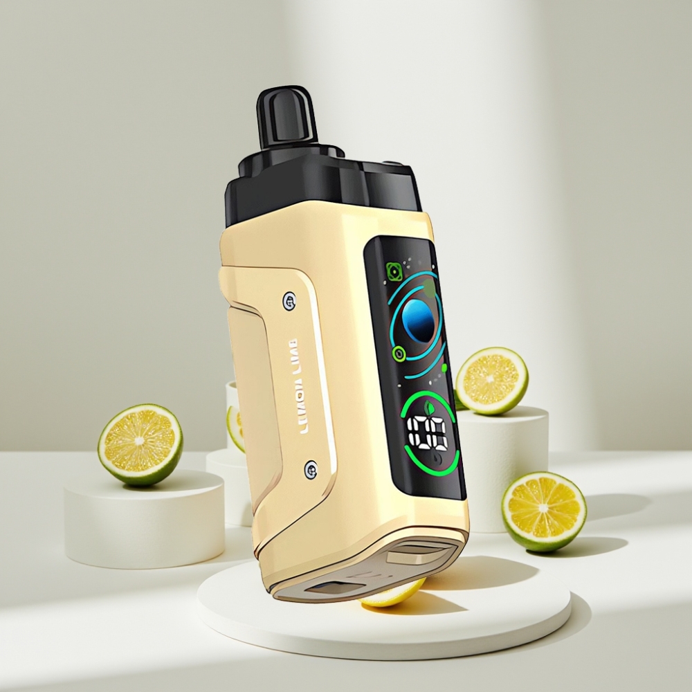 Razz Bar 45000 Puffs Disposable Vape Citrinų Lime ir Uogų, 45000 Puffs, 1.0 Ohm, 650 mAh