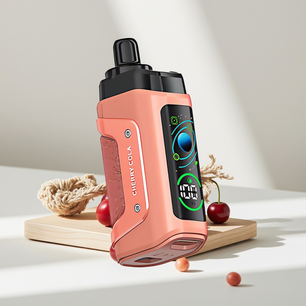 Razz Bar 45000 Puffs Disposable Vape Vyšnių Kola, 45000 Puffs, 1.0 Ohm, 650 mAh