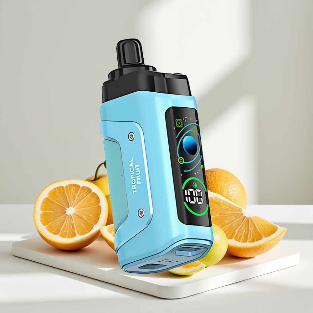 Razz Bar 45000 Puffs Tropinių Vaisių, 45000 Puffs, 1.0 Ohm, Tipo-C